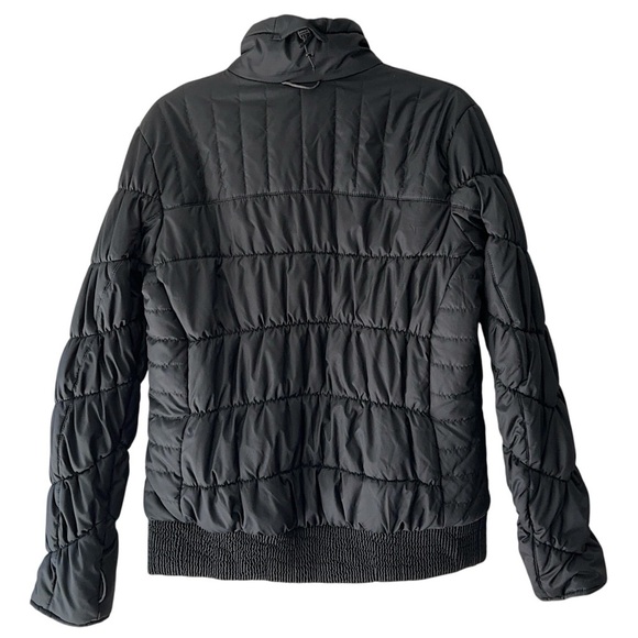 COLUMBIA WOMEN’S OMNI HEAT BLACK QUILTED BOMBER JACKET POCKETS | LARGE - Picture 11 of 12
